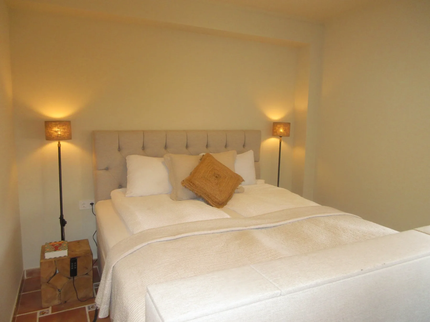 Master bedroom with double bed